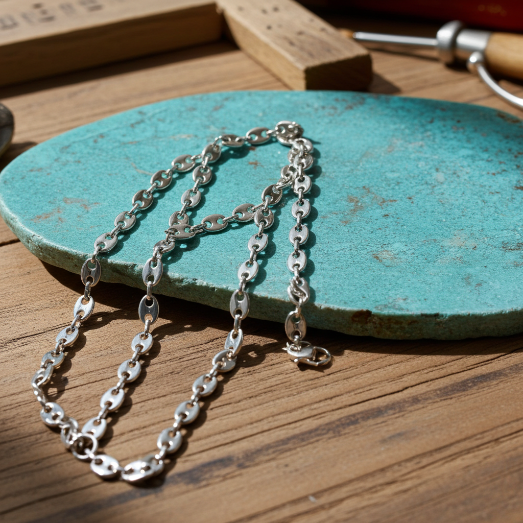 7" Mariner Silver Link Bracelet