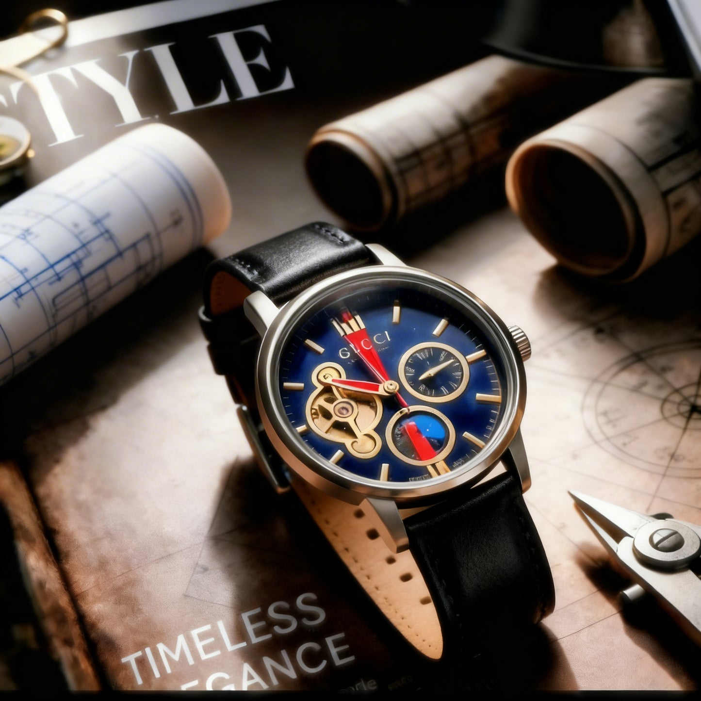 Gucci Moonphase timepiece.