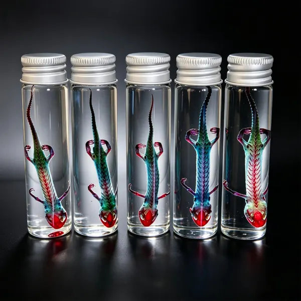 Diaphonized bejeweled skeleton specimens