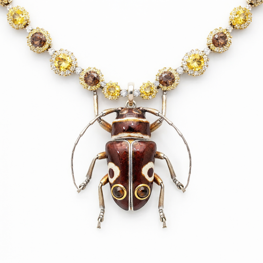 Custom designed real insect jewelry
