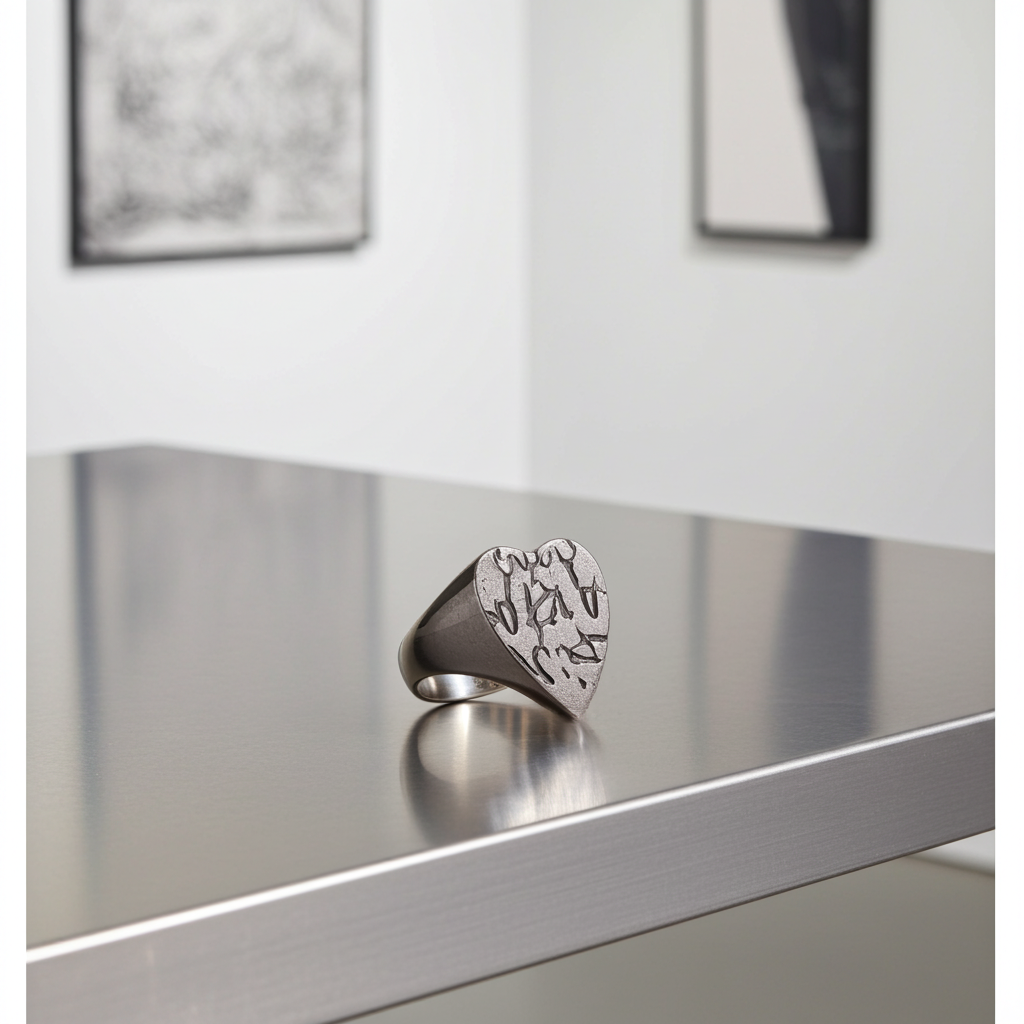 Vintage gucci heart ring