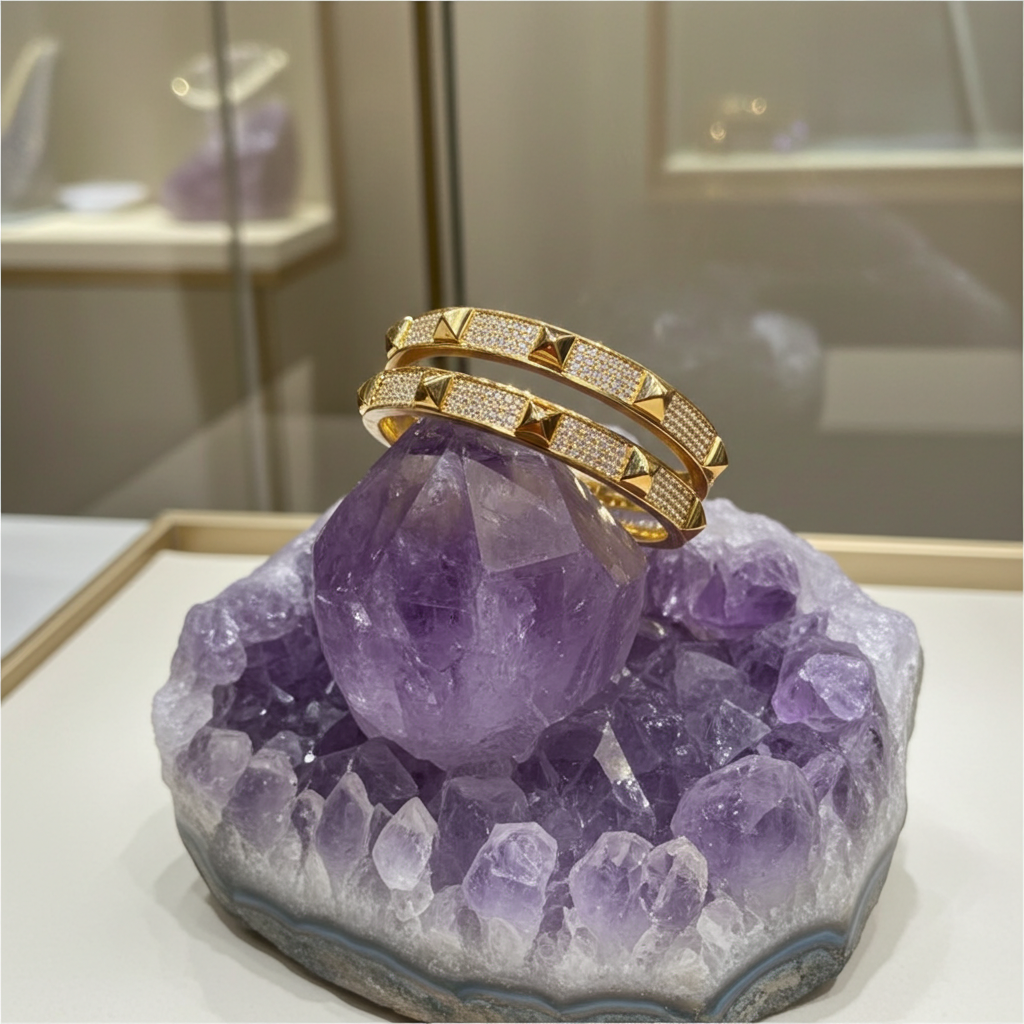 Michael Kors Modernist gold signed Bracelet.