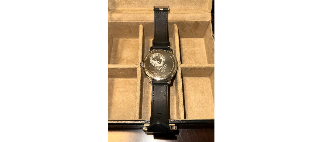 Versus by Versace Men's SBA010014 'Globe' Quartz Black Rubber Day and Date Watch