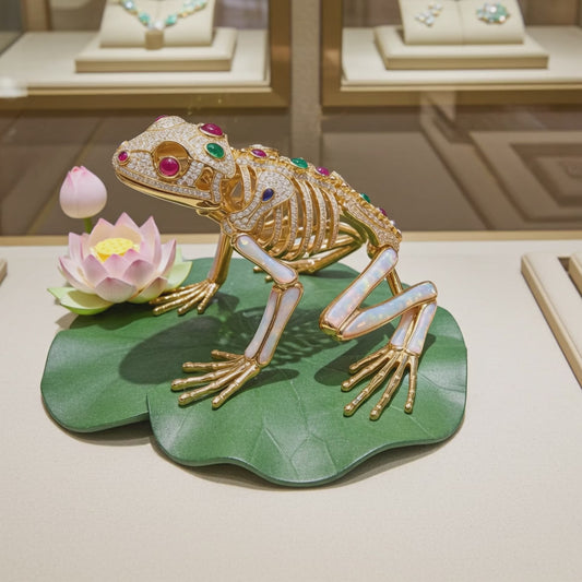 Another animated herpetology and entomology jewelry display