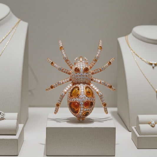Custom designed real insect jewelry