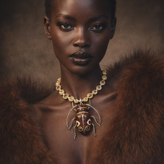 Custom designed real insect jewelry
