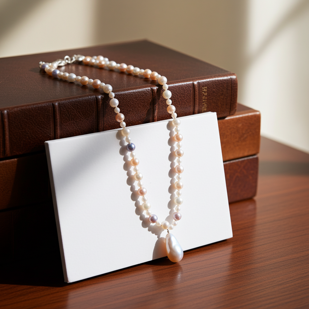 Cowie Shell & Pearl Necklace