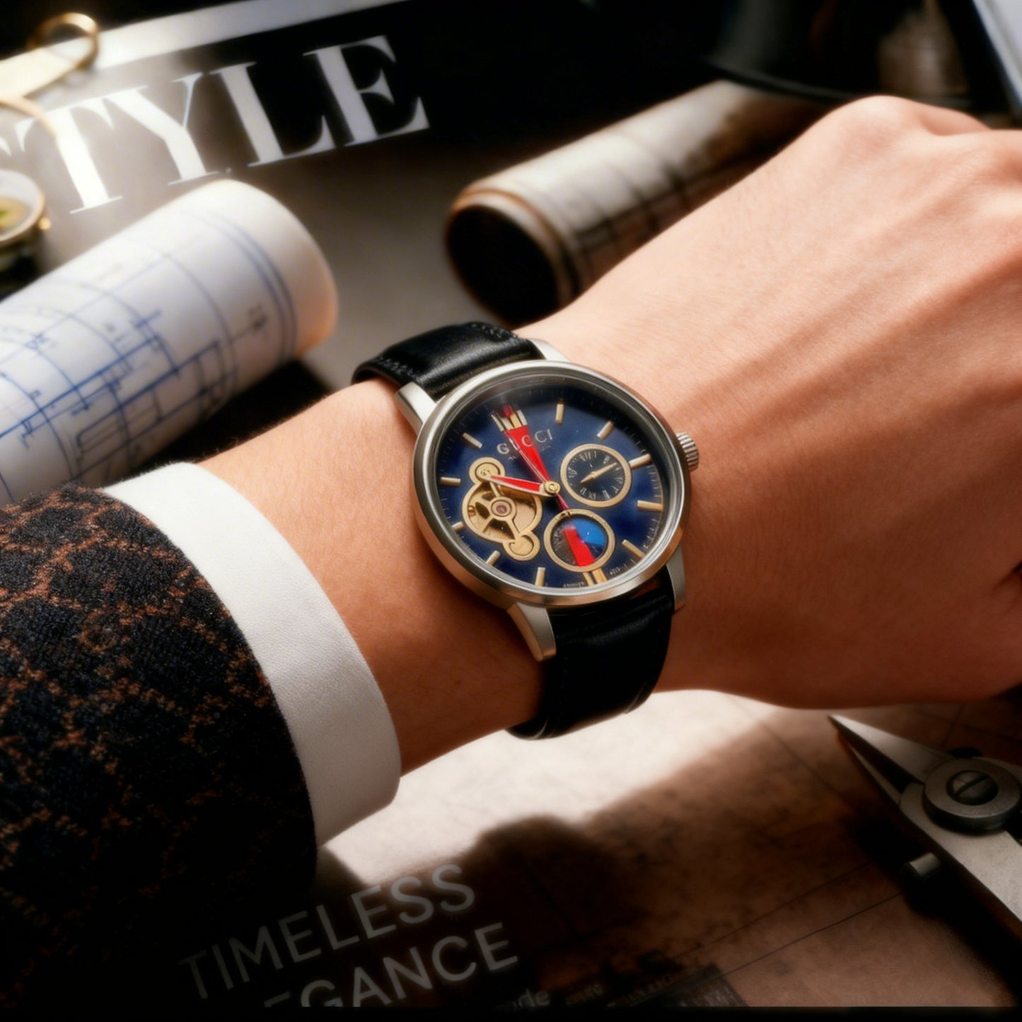 Gucci Moonphase timepiece.