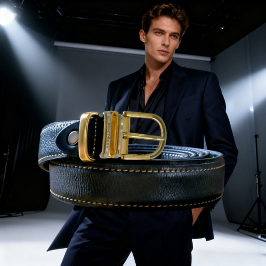 Courreges Men's logo belt.