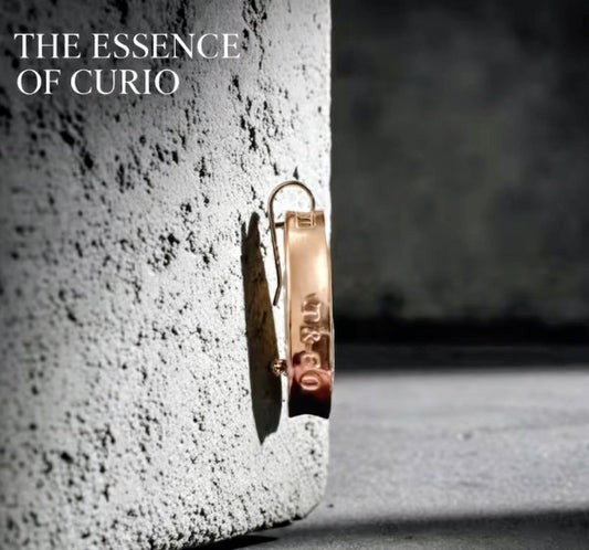 1 authentic Tiffany & co. 925 sterling silver 1837 c hoop earring, medium size approx 22mm diameter.