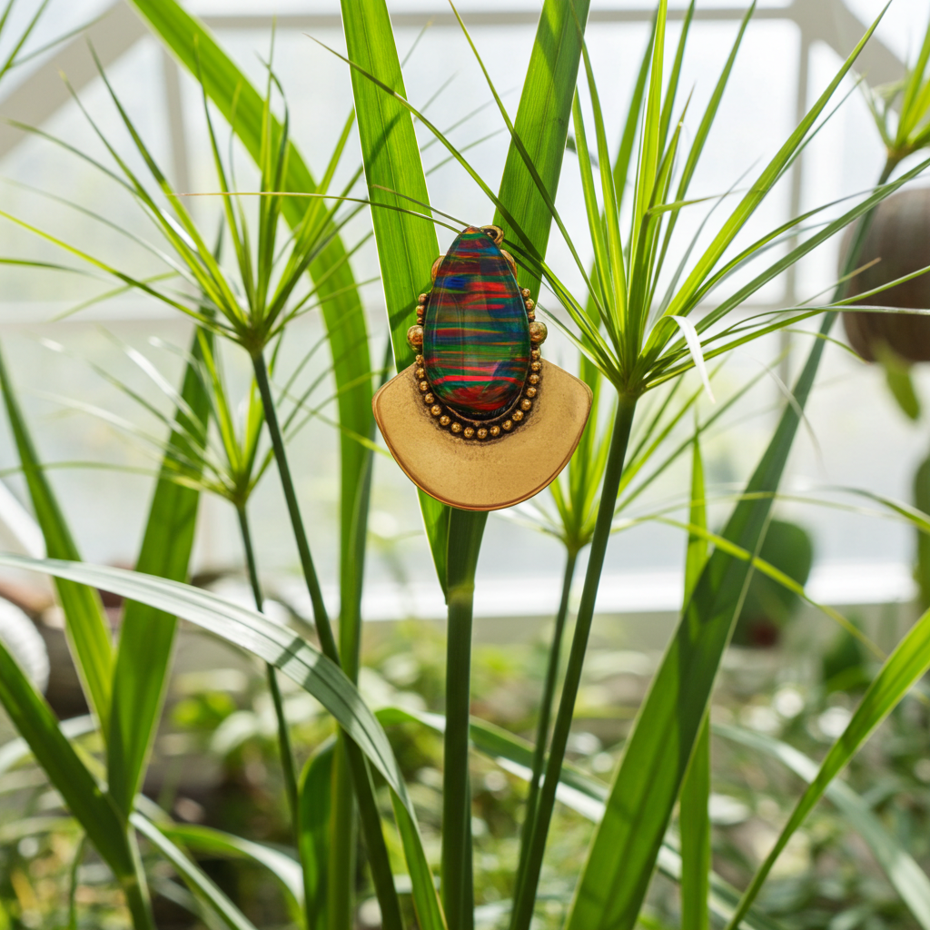 Black Opal Triplet Pendant.